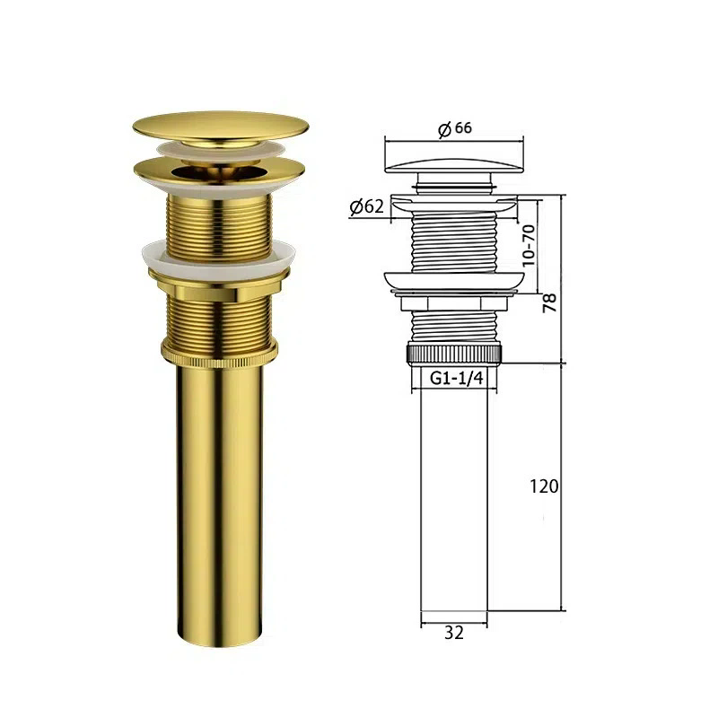 Push Down Pop Up Drain Bathroo - đánh giá và giá Drain Pipe Clip